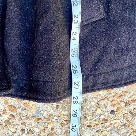 Hilary Radley New York Black Wool Blend Poncho Cape Jacket Size XS - Picture 5 of 10